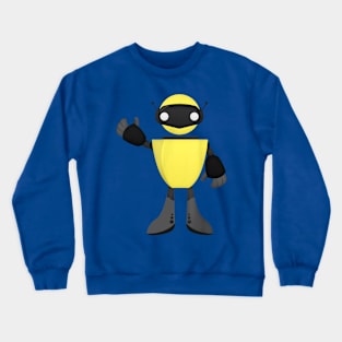 waving robot Crewneck Sweatshirt